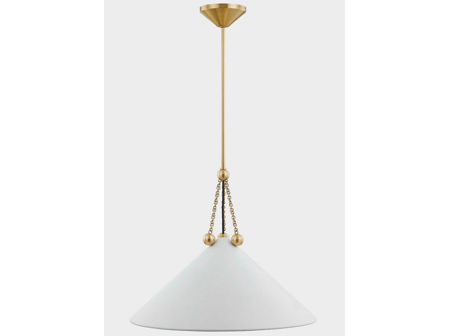 Mitzi Kalea 1-Light Aged Brass Pendant