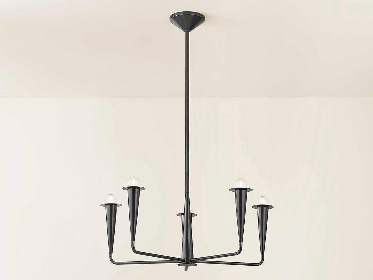 Mitzi Danna 5-Light Old Bronze Candelabra Chandelier