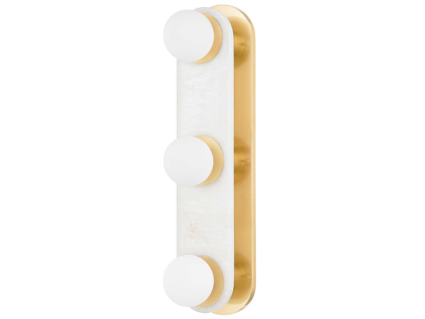 Mitzi Zora 3-Light Aged Brass Vanity Light