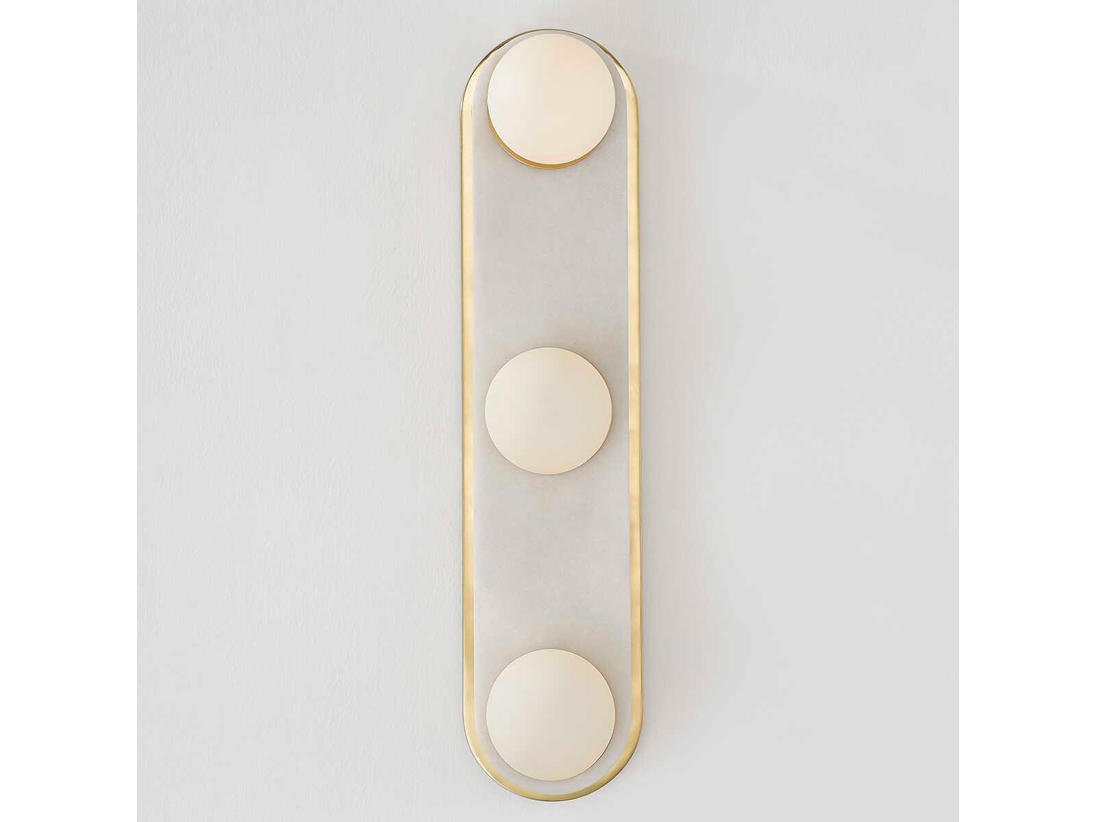 Mitzi Zora 3-Light Aged Brass Vanity Light