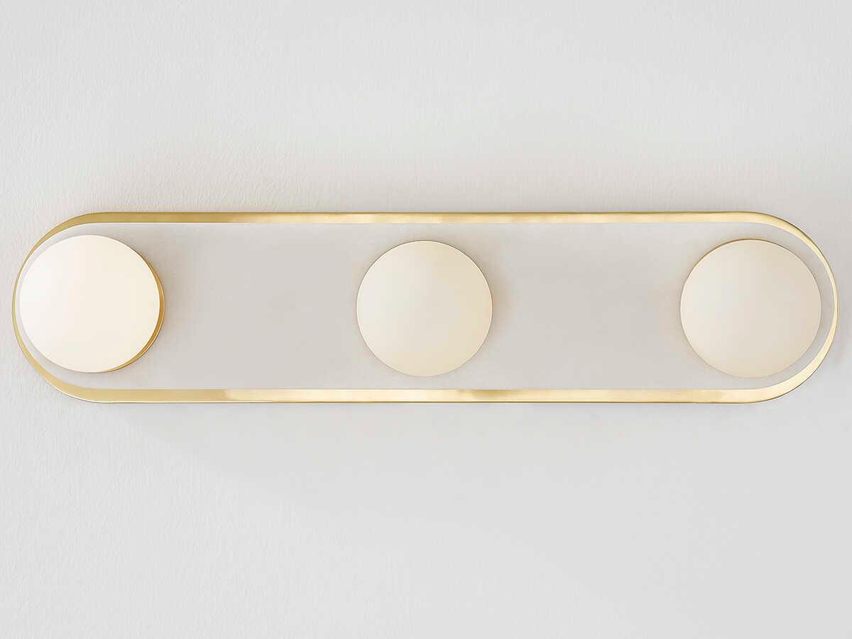 Mitzi Zora 3-Light Aged Brass Vanity Light