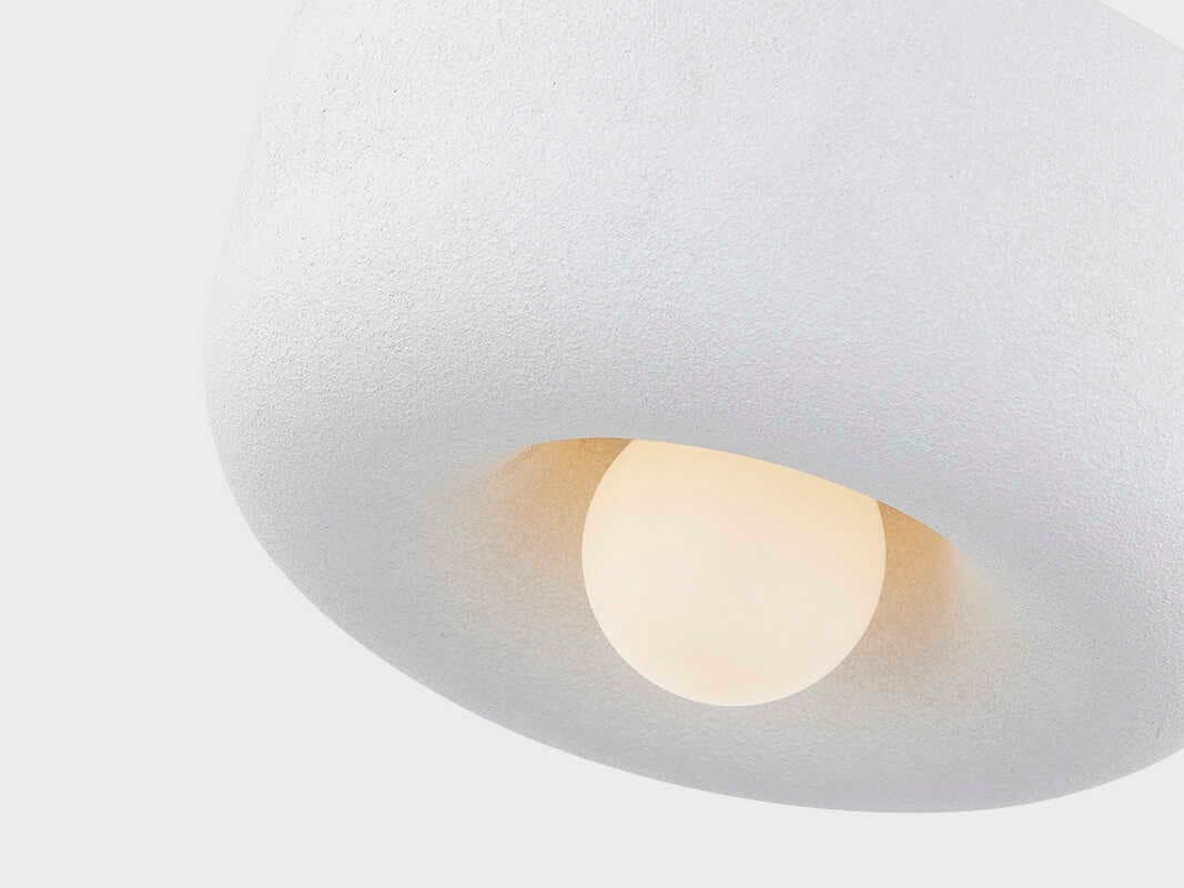 Mitzi Doris 1-Light Aged Brass Flush Mount