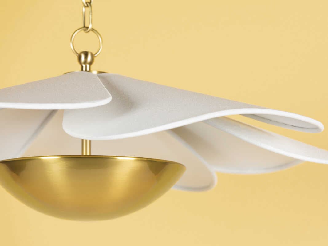 Mitzi Madeline 1-Light Aged Brass LED Pendant