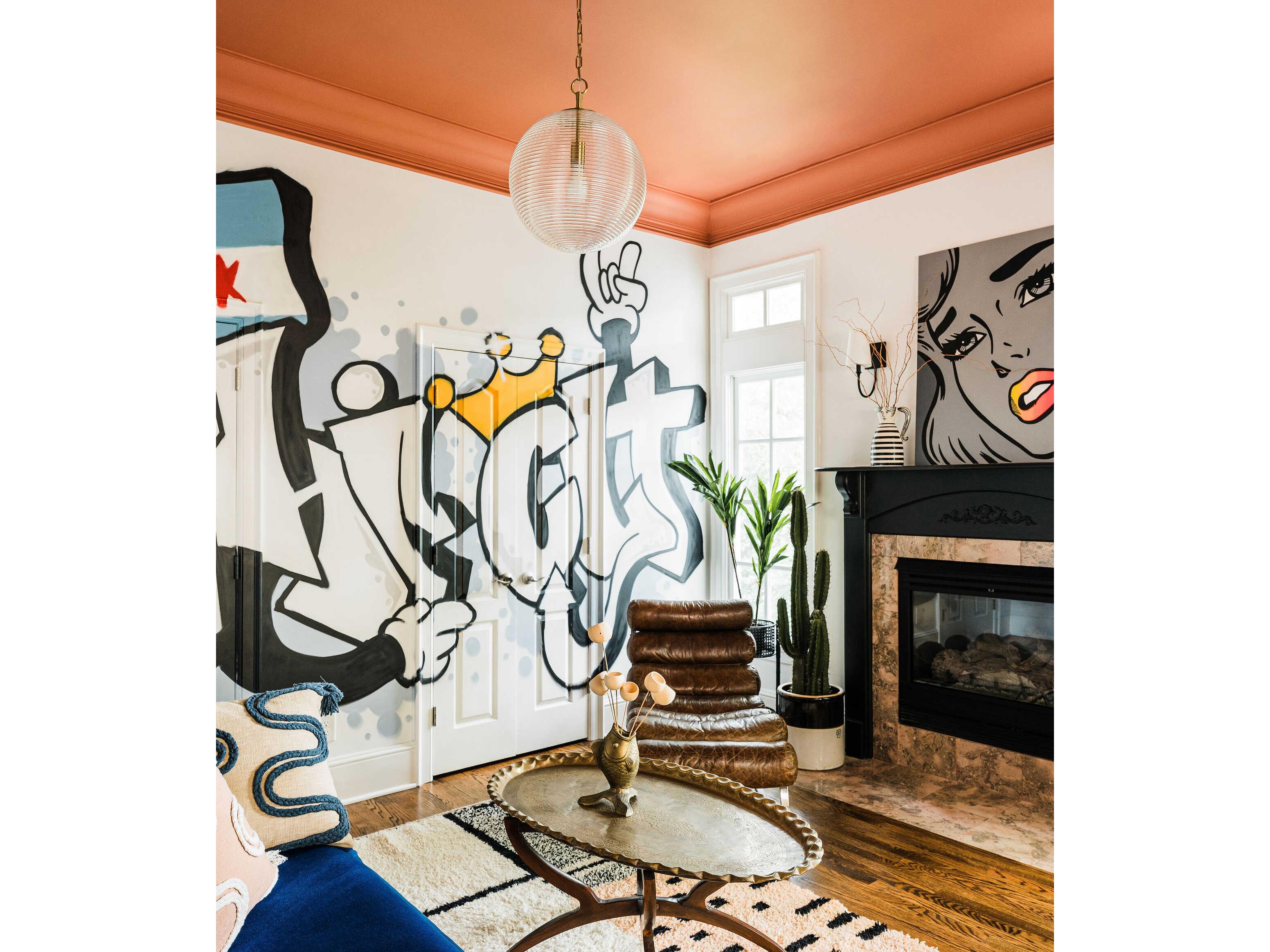 Mitzi Sara 1-Light Aged Brass Glass Globe Pendant