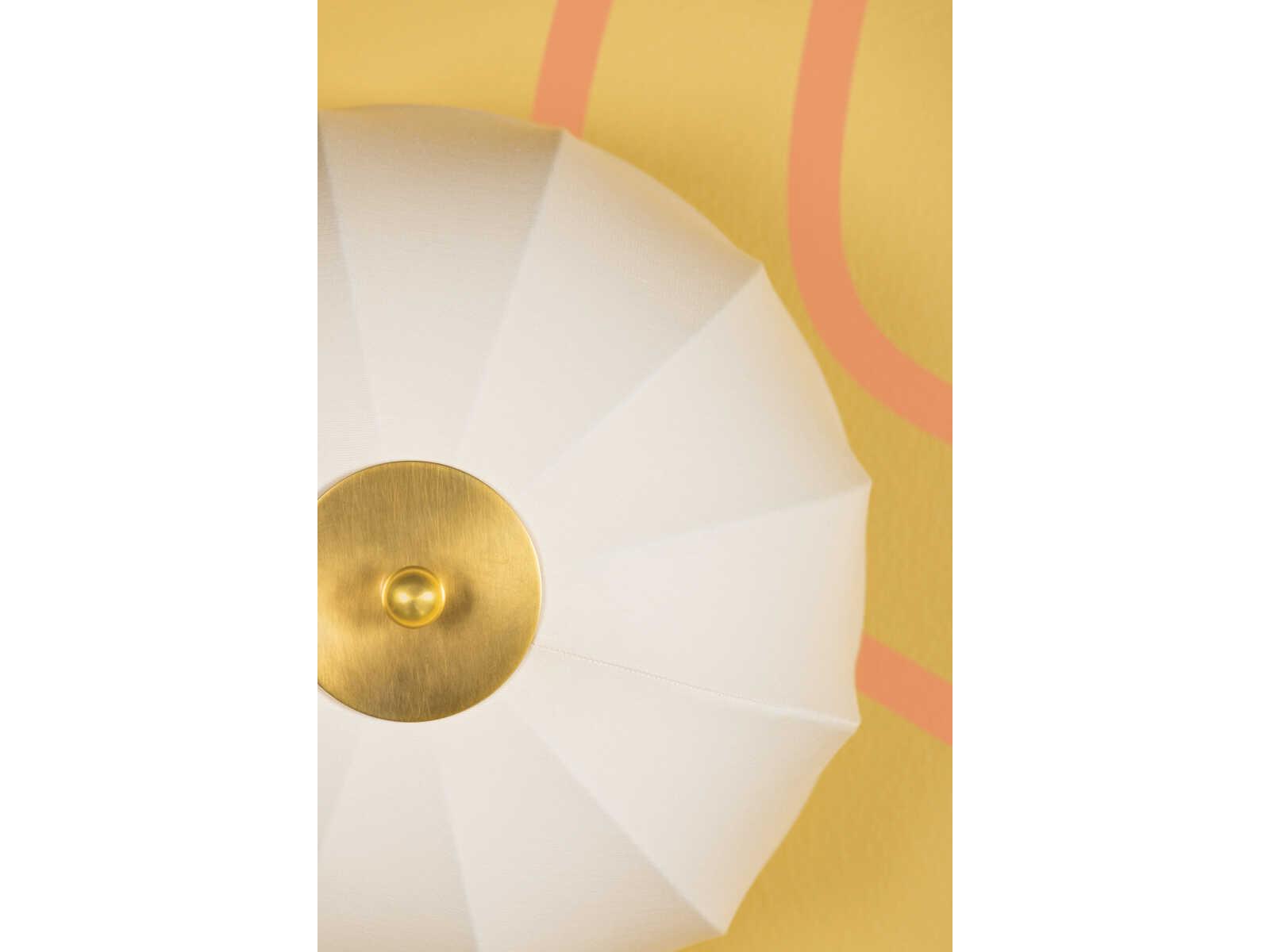 Mitzi Meshelle 1-Light Aged Brass Flush Mount
