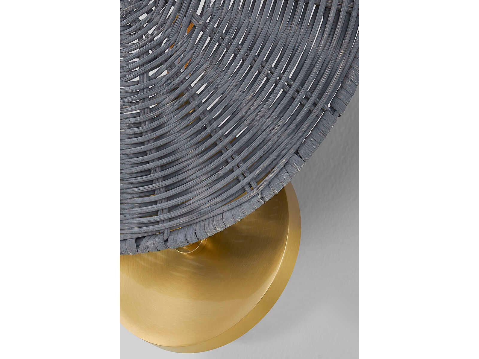 Mitzi Destiny 1-Light Aged Brass Wall Sconce