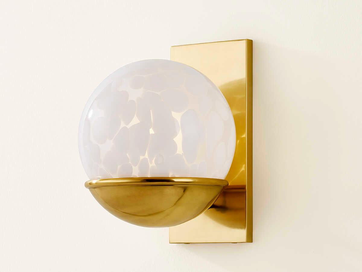 Mitzi 1-Light Aged Brass Wall Sconce