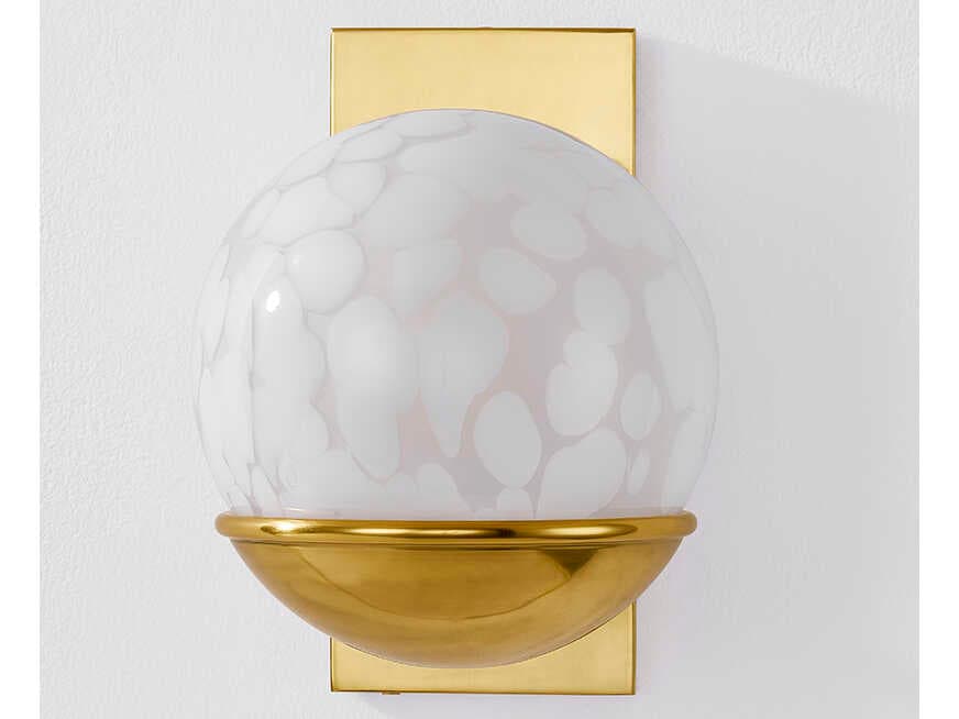 Mitzi 1-Light Aged Brass Wall Sconce