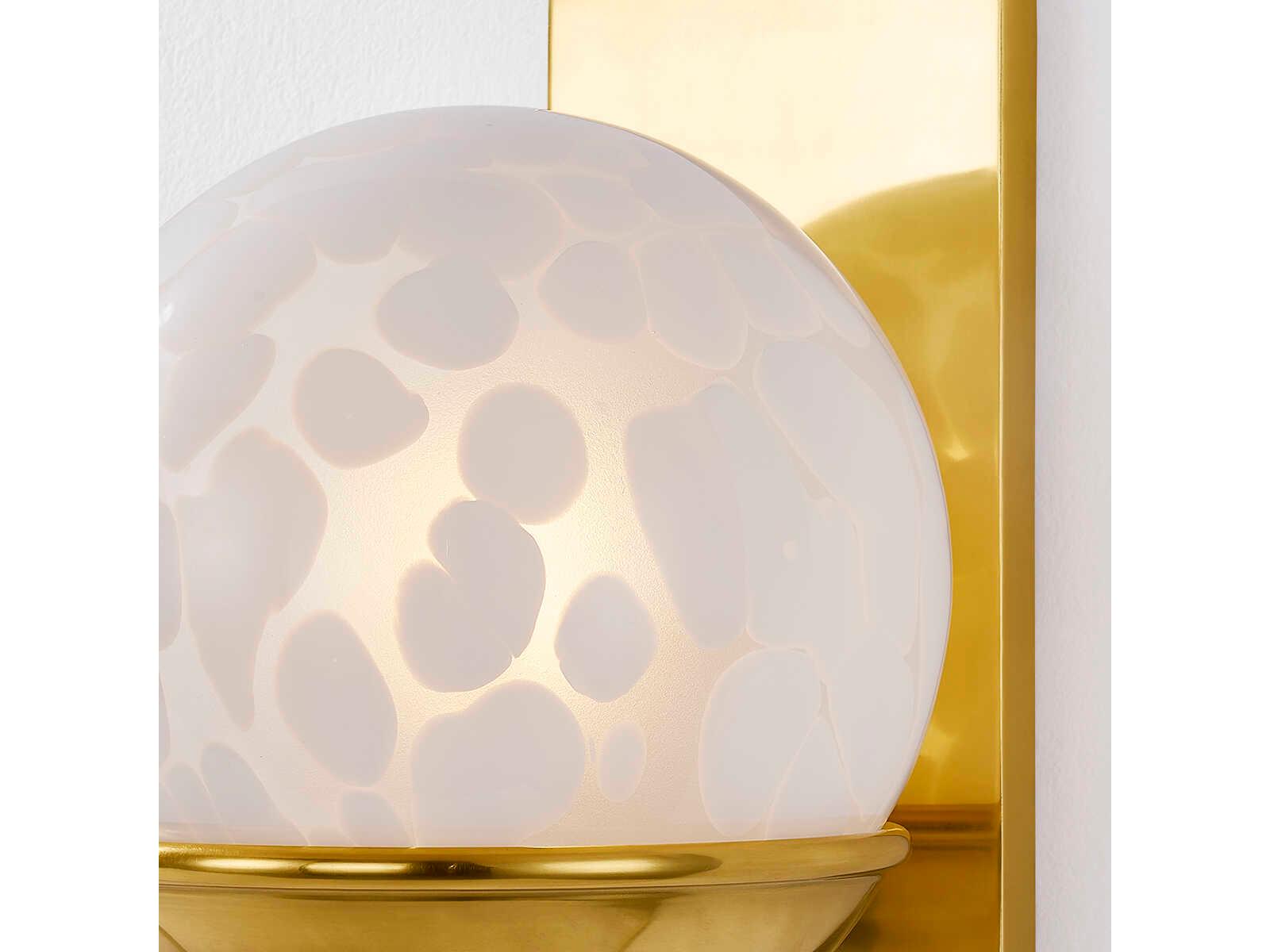 Mitzi 1-Light Aged Brass Wall Sconce