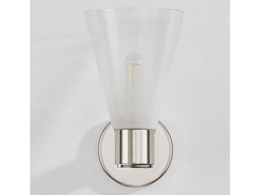 Mitzi Alma 1-Light Polished Nickel Wall Sconce