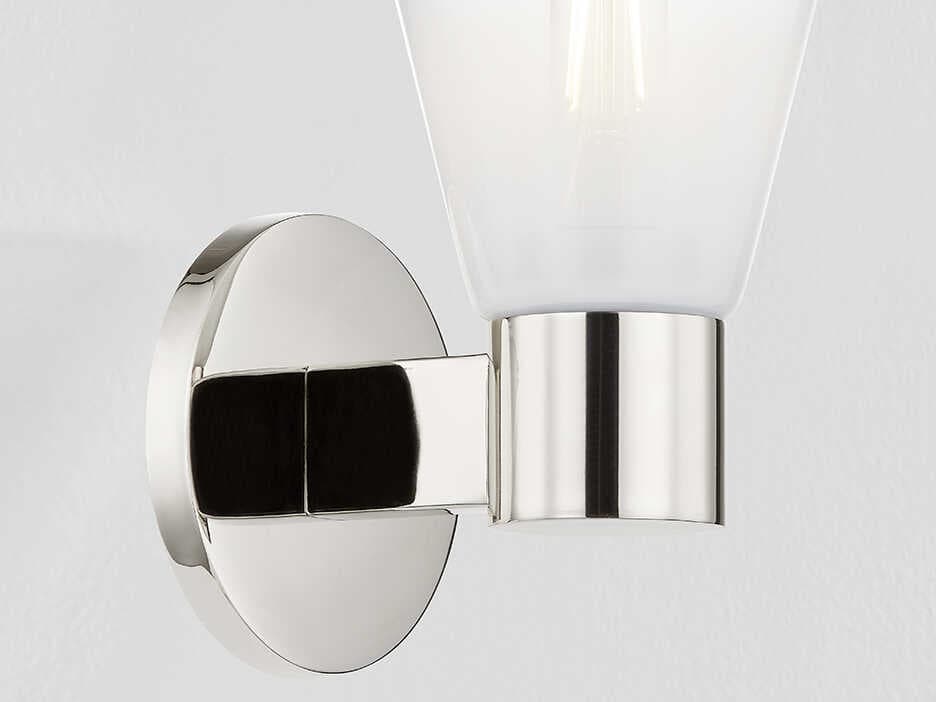 Mitzi Alma 1-Light Polished Nickel Wall Sconce
