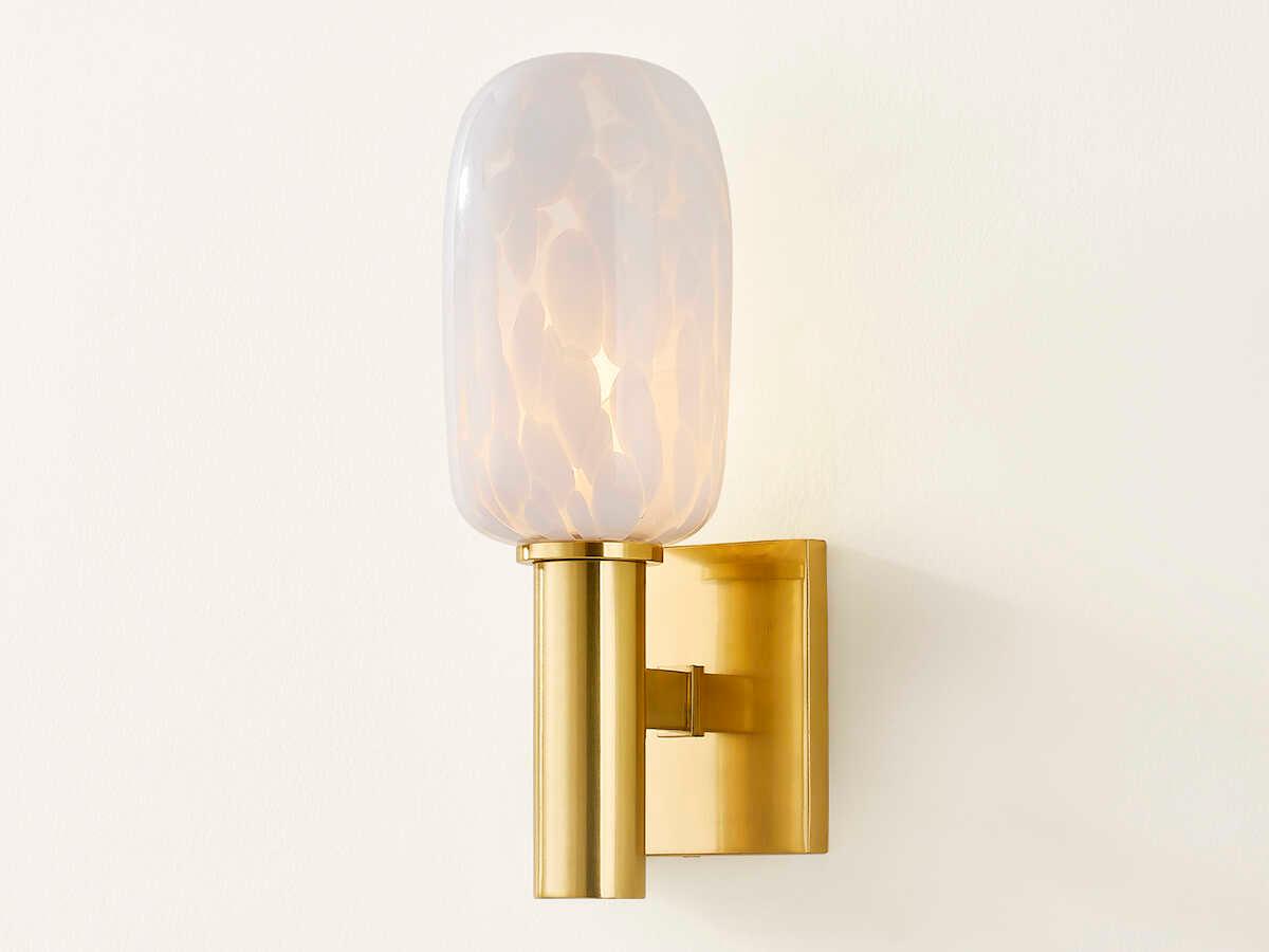 Mitzi 1-Light Aged Brass Wall Sconce