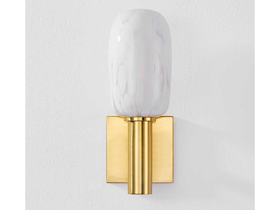 Mitzi 1-Light Aged Brass Wall Sconce