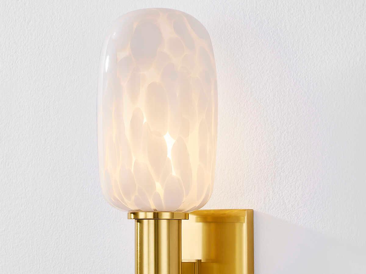 Mitzi 1-Light Aged Brass Wall Sconce