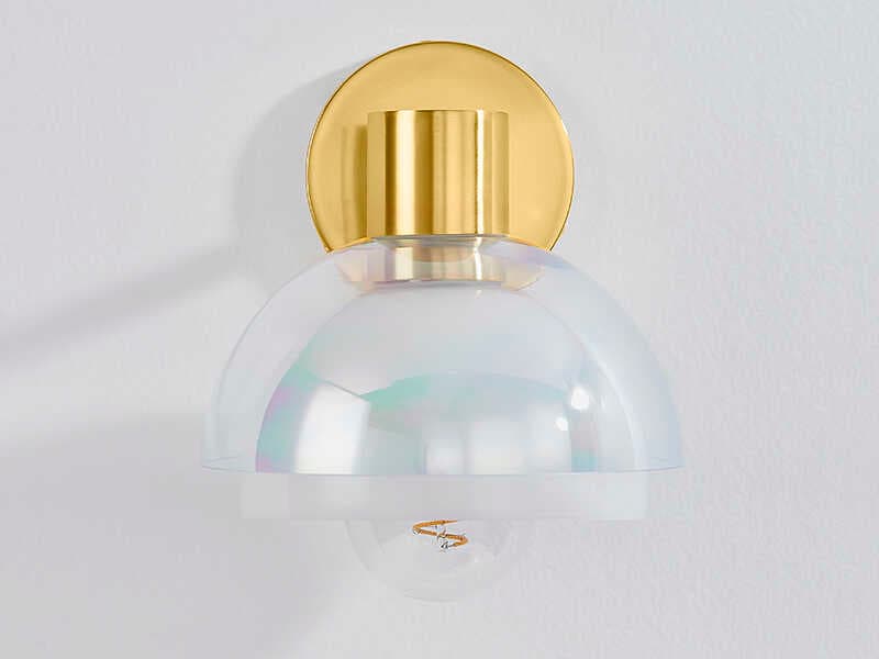 Mitzi Modena 1-Light Aged Brass Wall Sconce