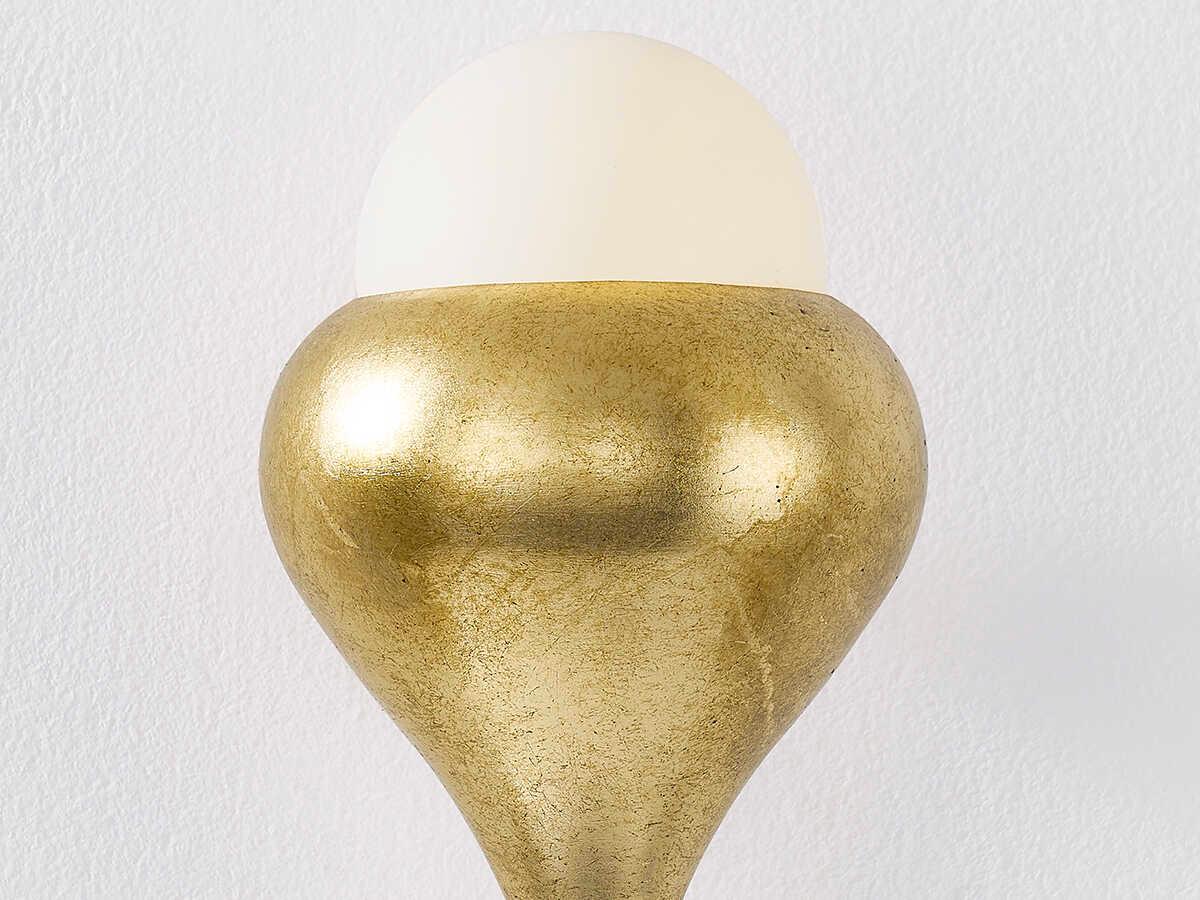 Mitzi Luciel 1-Light Vintage Gold Leaf Wall Sconce