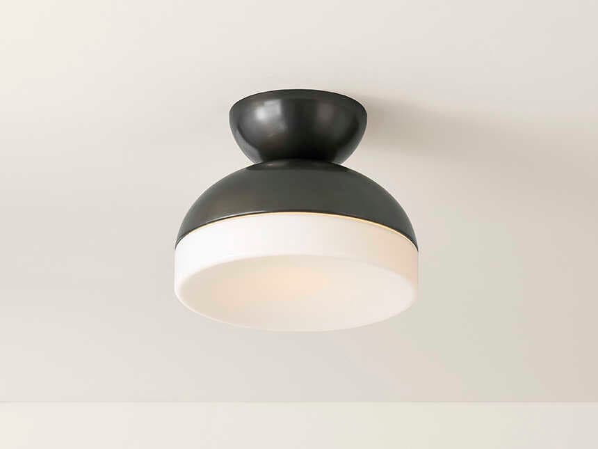Mitzi Rue 1-Light True Bronze Flush Mount