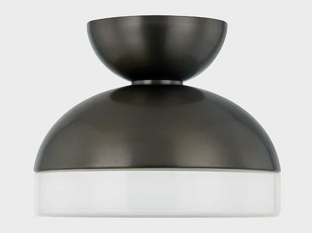 Mitzi Rue 1-Light True Bronze Flush Mount
