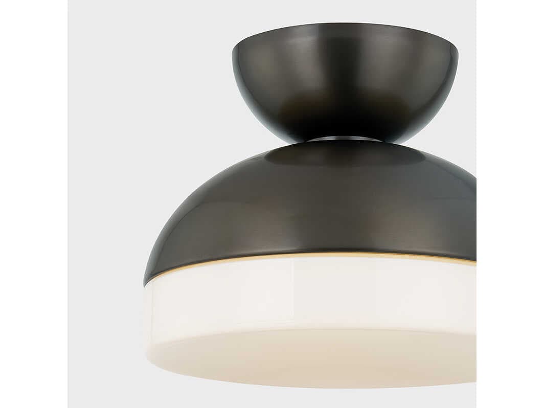 Mitzi Rue 1-Light True Bronze Flush Mount