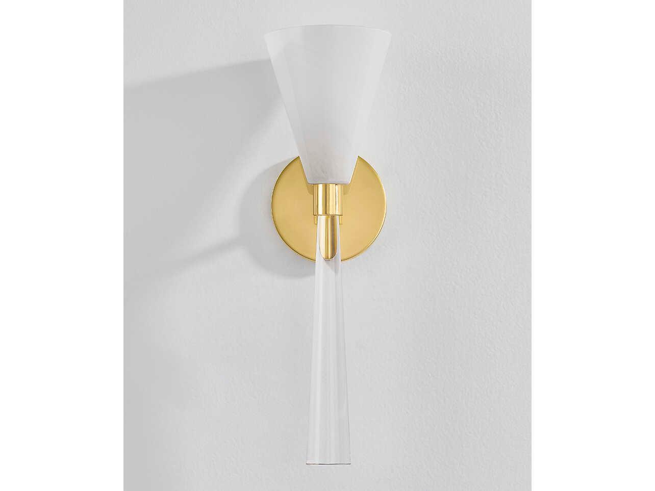 Mitzi 1-Light Aged Brass Wall Sconce