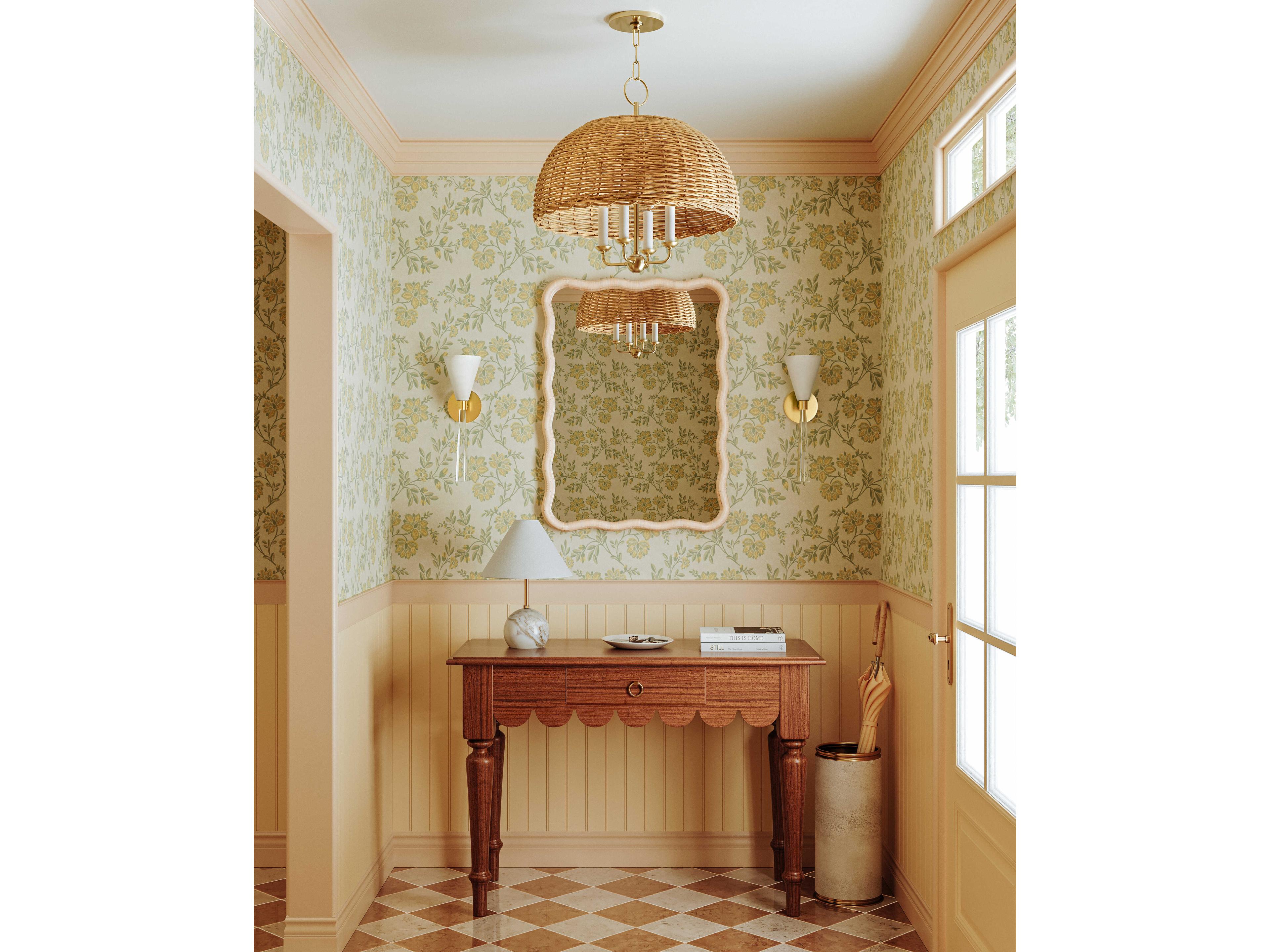 Mitzi 1-Light Aged Brass Wall Sconce