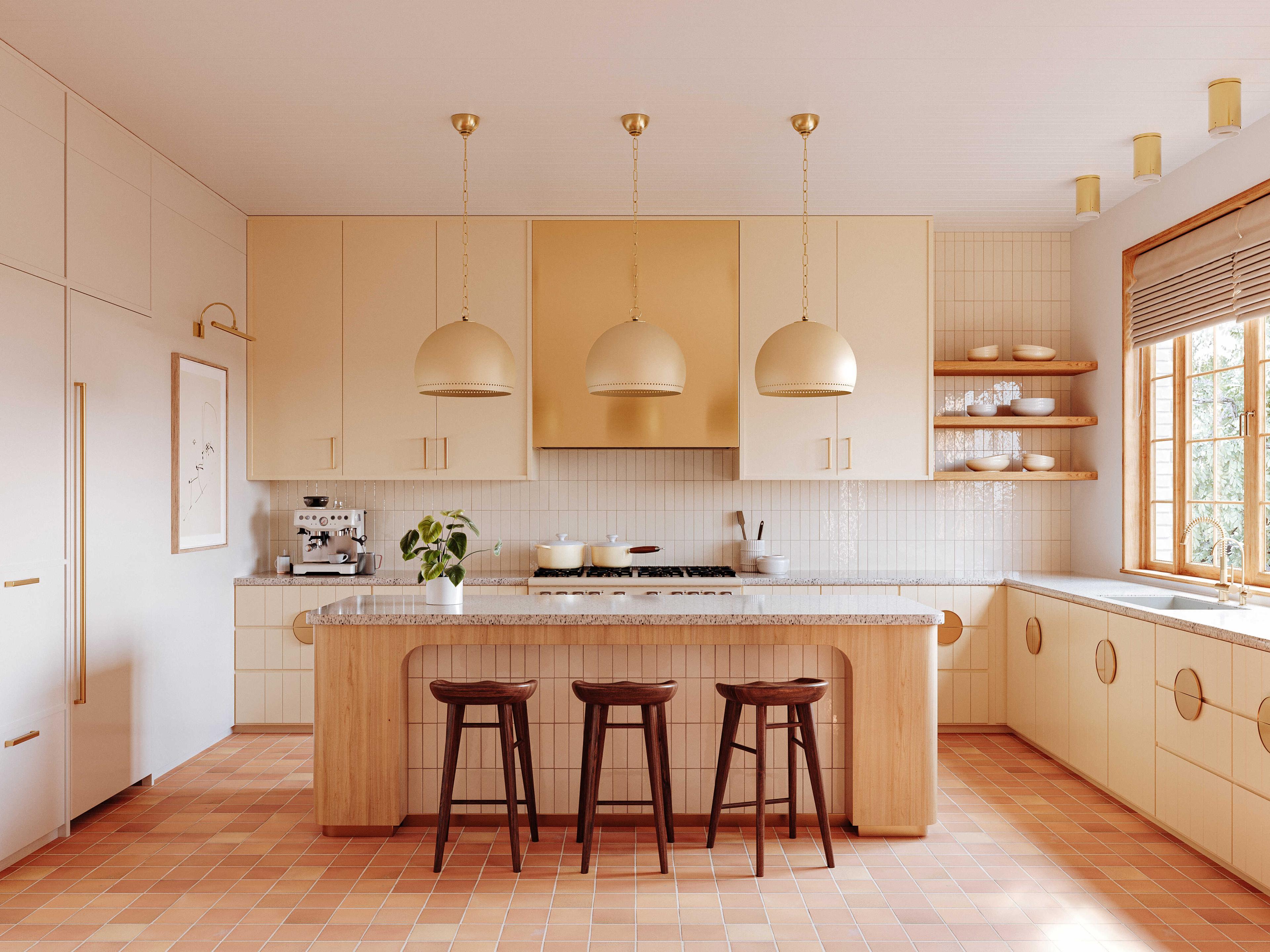 Mitzi Asa 1-Light Aged Brass Cylinder Flush Mount