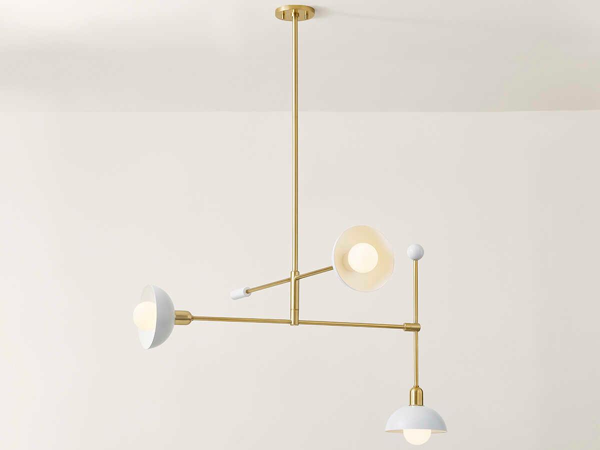 Mitzi Billie 3-Light Aged Brass Soft White Chandelier