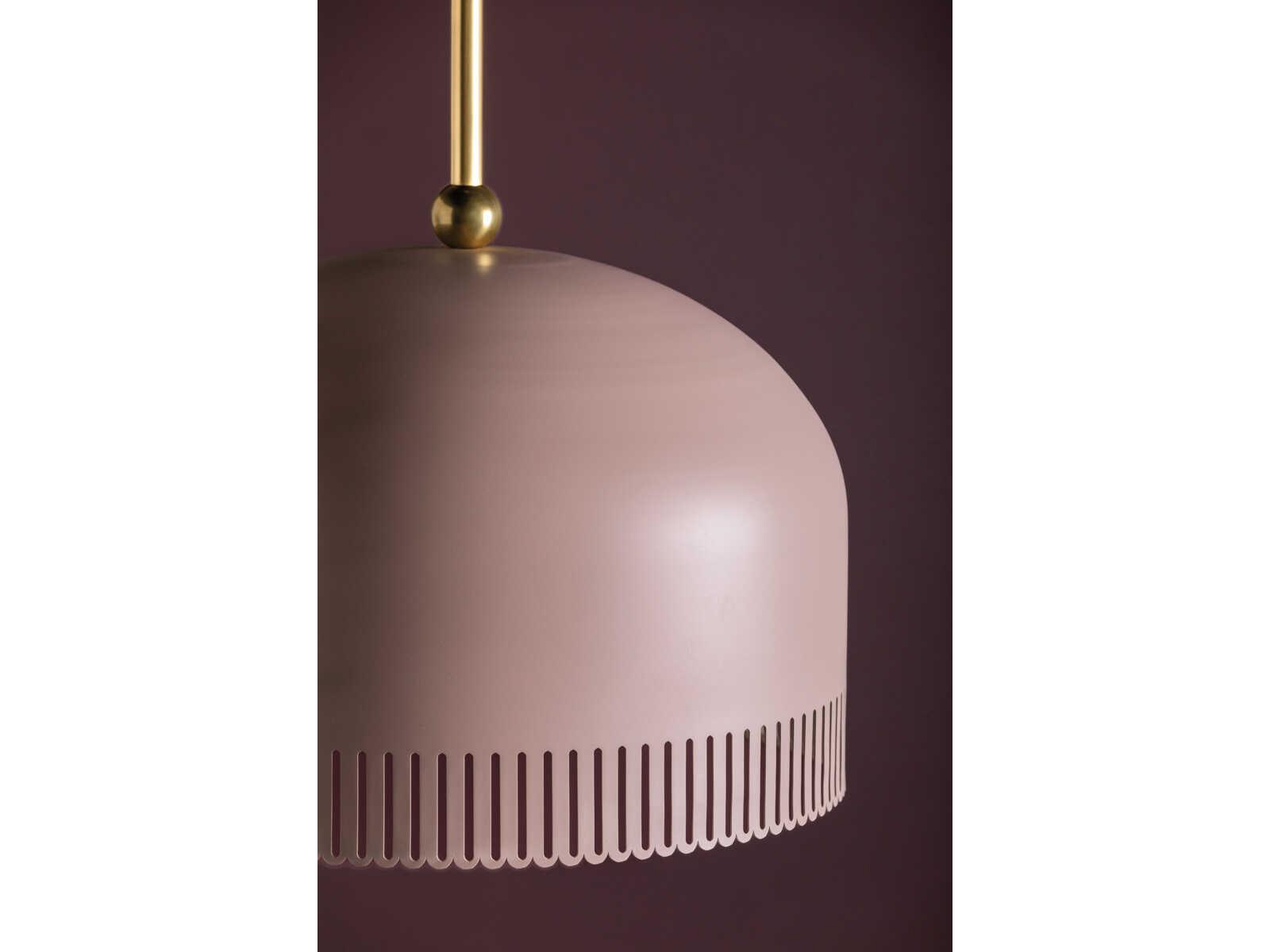 Mitzi Liba 1-Light Aged Brass Soft Peignoir White Pendant
