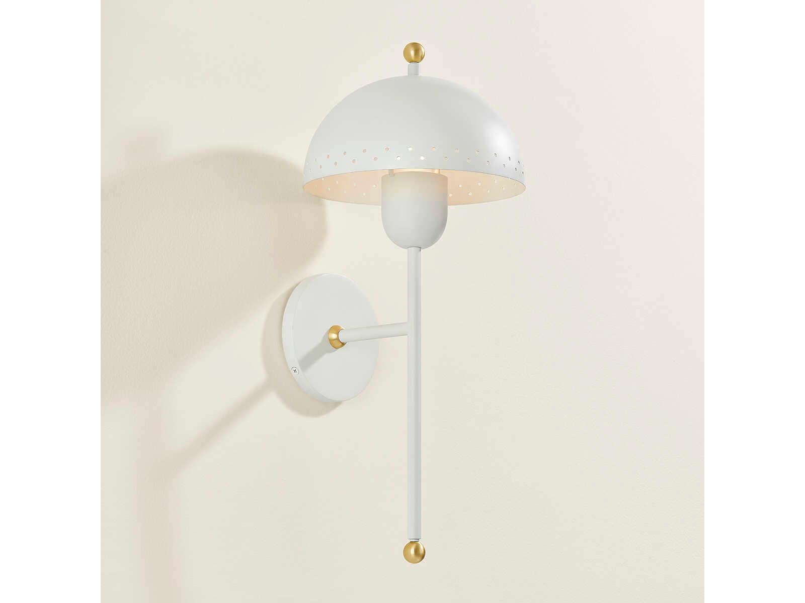 Mitzi Jojo 1-Light Aged Brass Soft White Wall Sconce