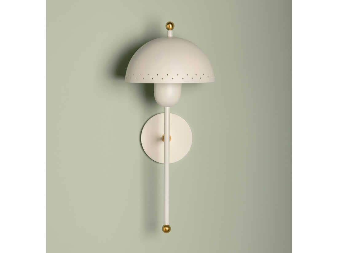 Mitzi Jojo 1-Light Aged Brass Soft White Wall Sconce