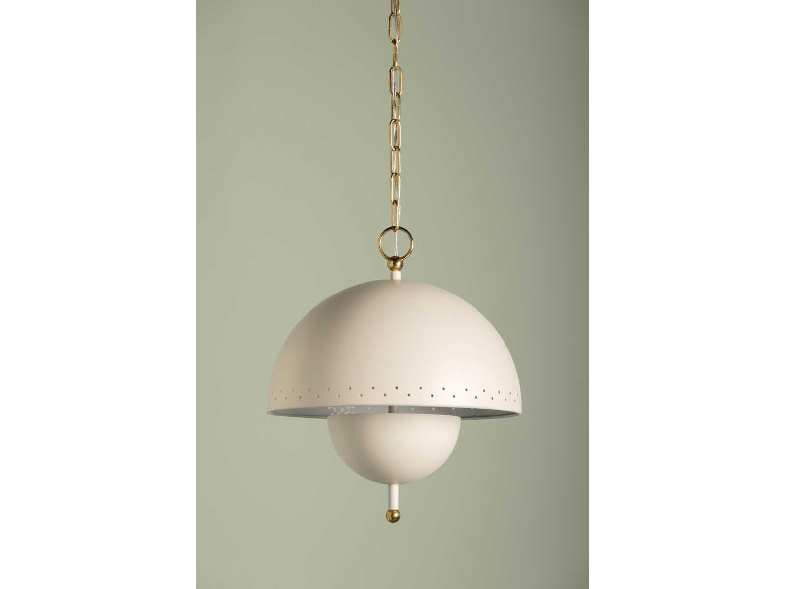 Mitzi Jojo 2-Light Aged Brass Soft White Pendant
