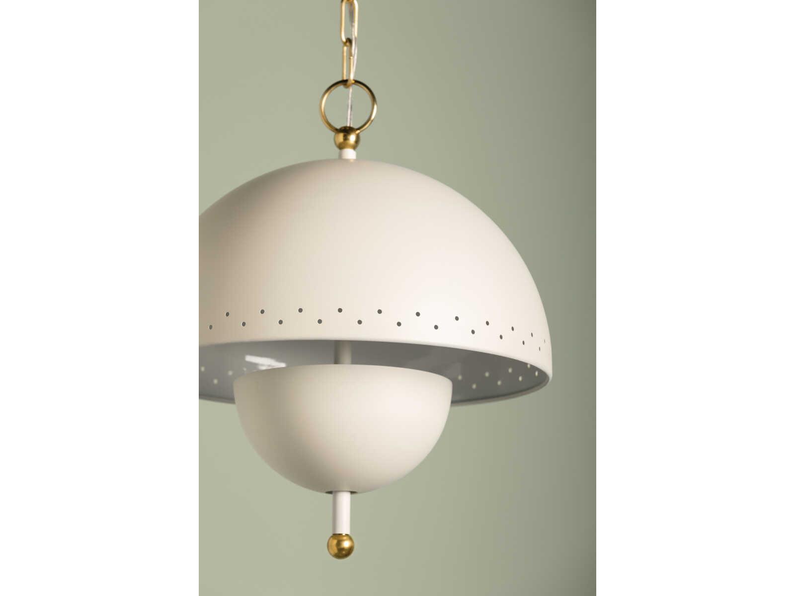 Mitzi Jojo 2-Light Aged Brass Soft White Pendant