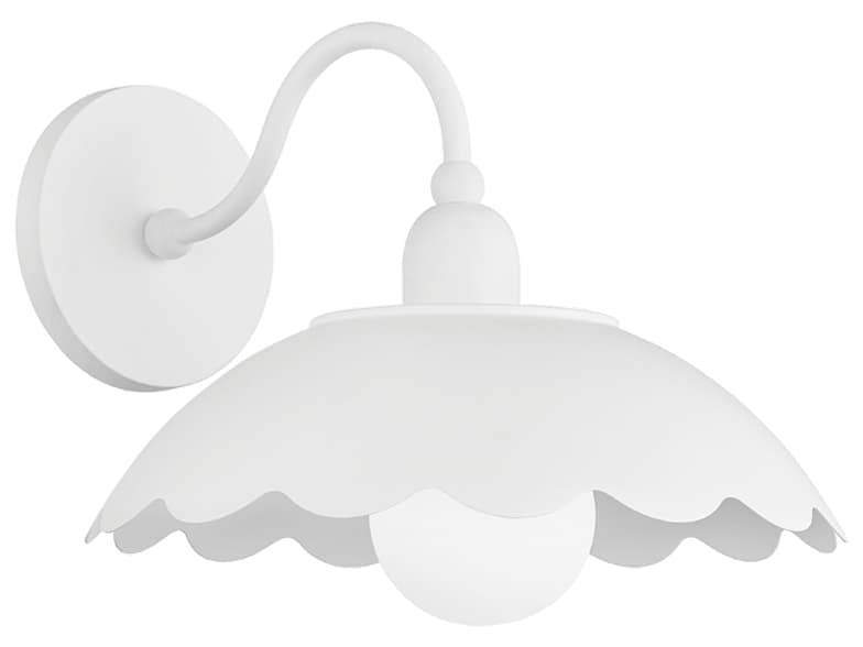 Mitzi Yael 1-Light Textured White Wall Sconce