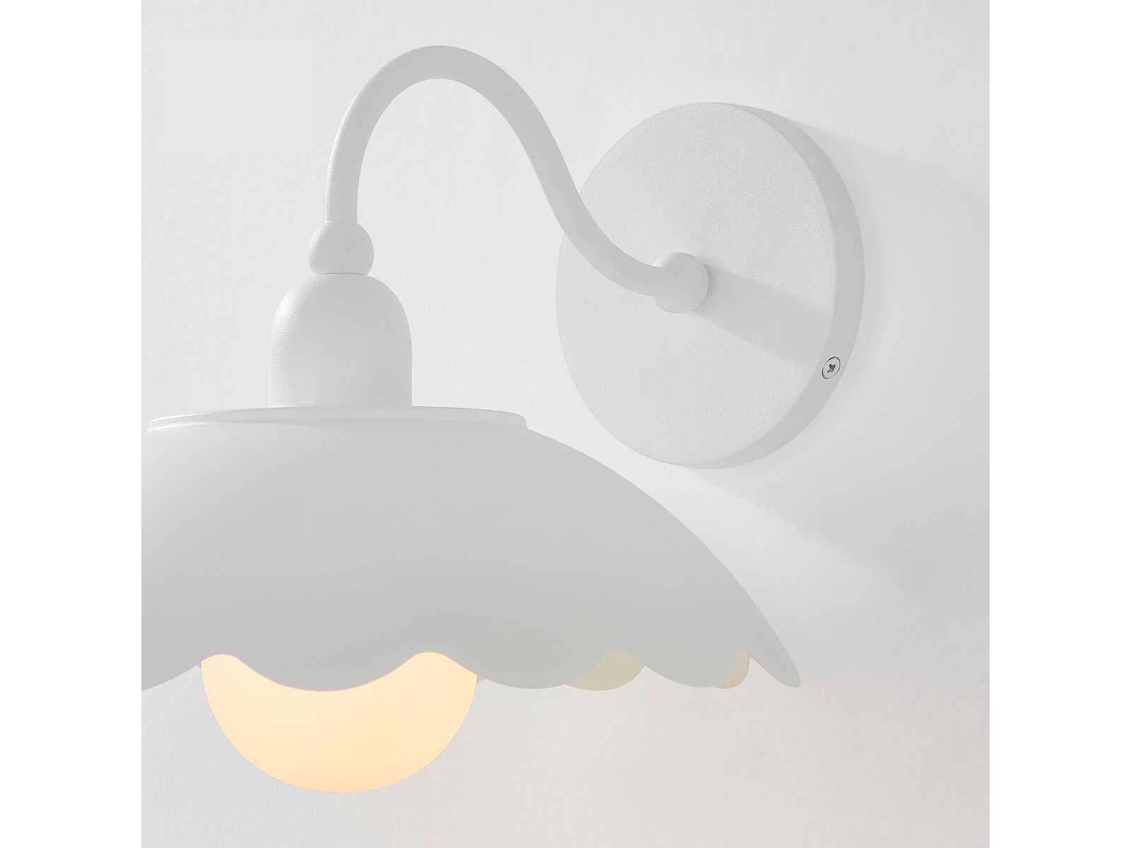 Mitzi Yael 1-Light Textured White Wall Sconce