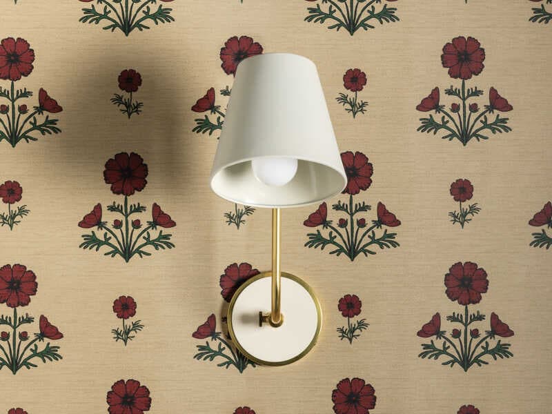 Mitzi Georgann 1-Light Aged Brass Soft White Wall Sconce