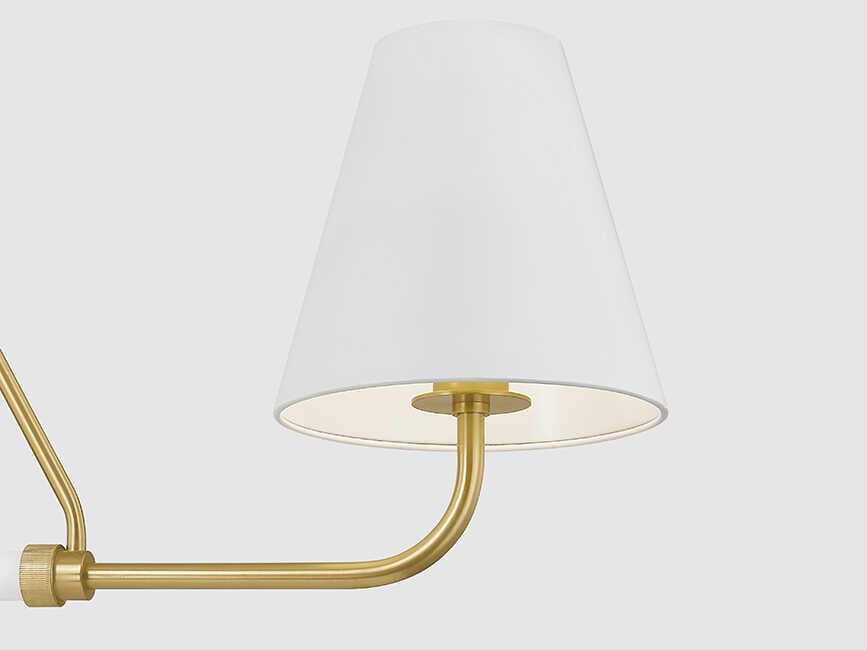 Mitzi Georgann 2-Light Aged Brass Soft White Island Pendant