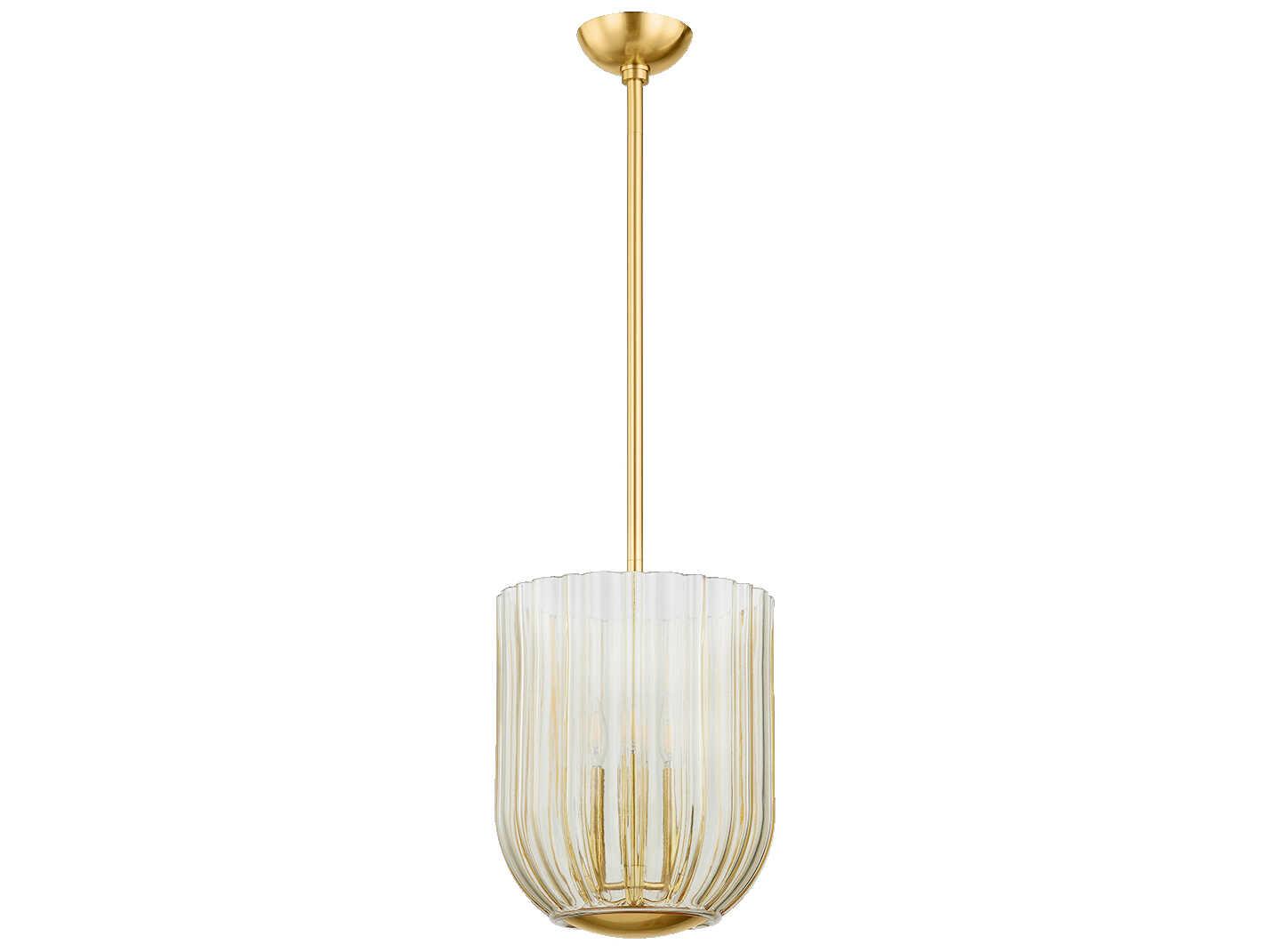 Mitzi Cece 3-Light Aged Brass Mini Pendant