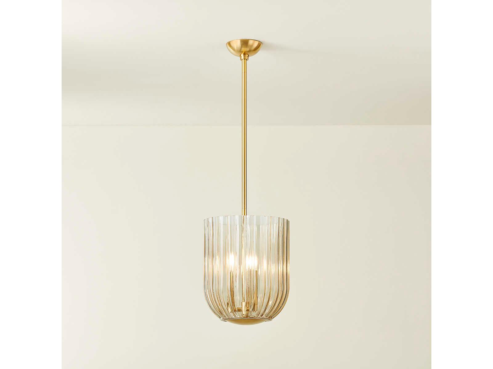 Mitzi Cece 3-Light Aged Brass Mini Pendant