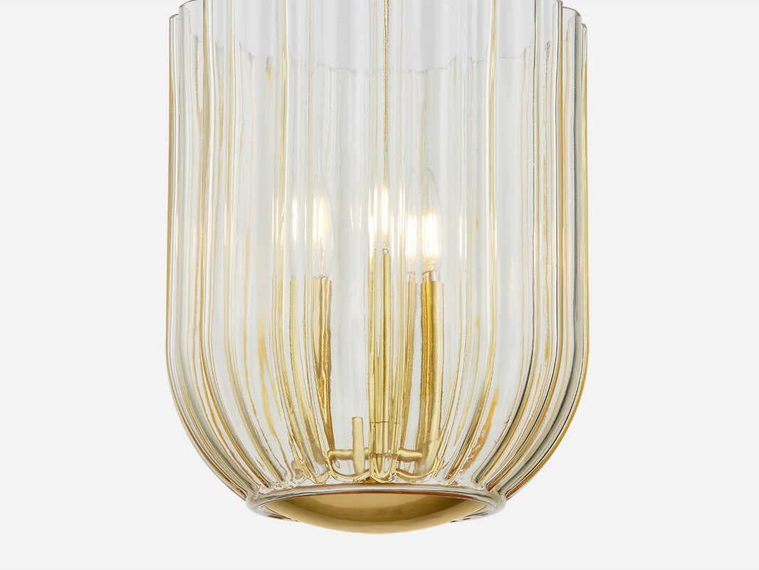 Mitzi Cece 3-Light Aged Brass Mini Pendant