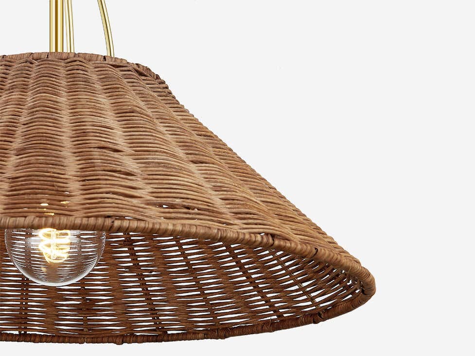 Mitzi Davida 1-Light Aged Brass Brown Pendant