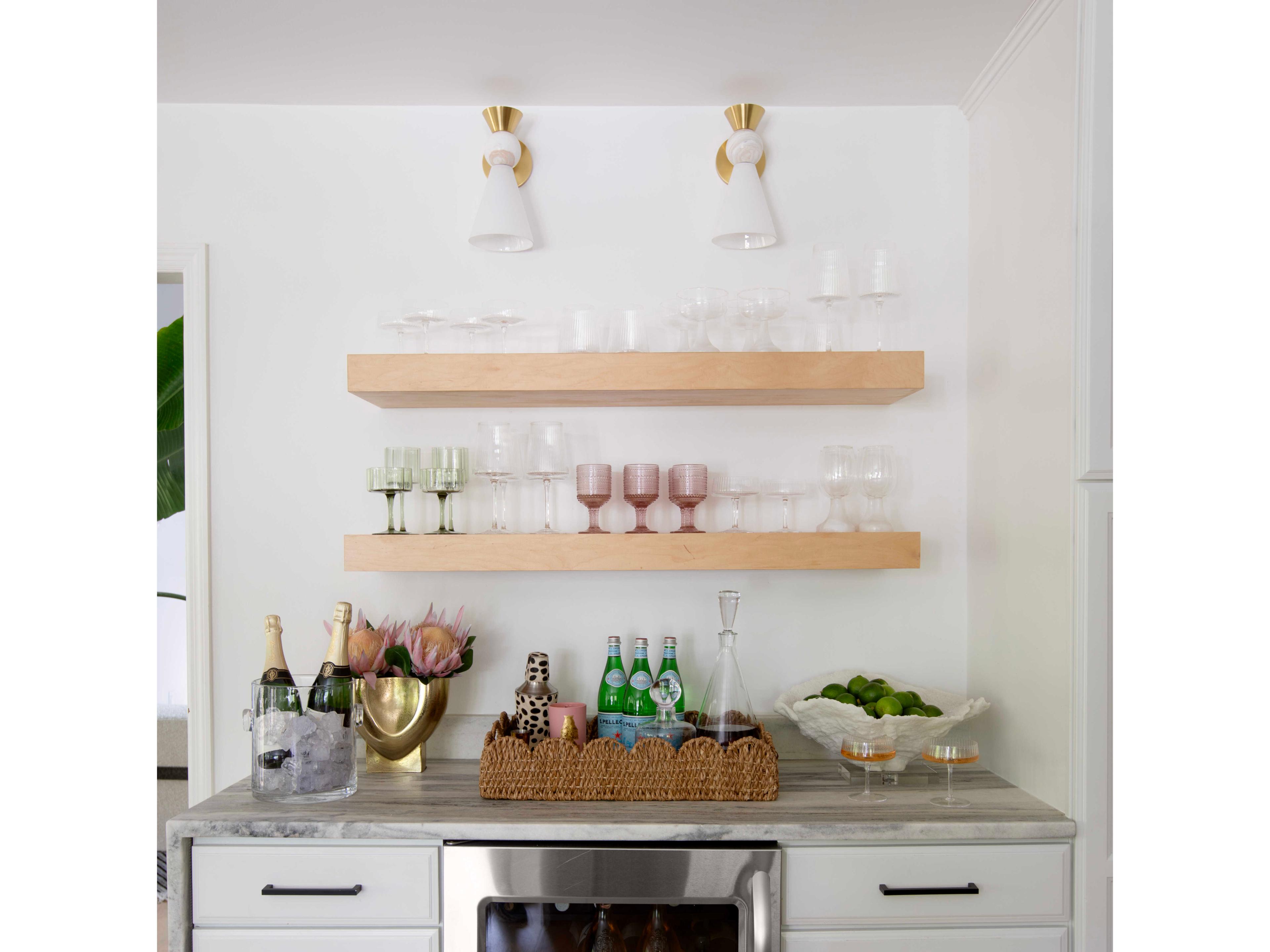 Mitzi Mona 1-Light Aged Brass Wall Sconce