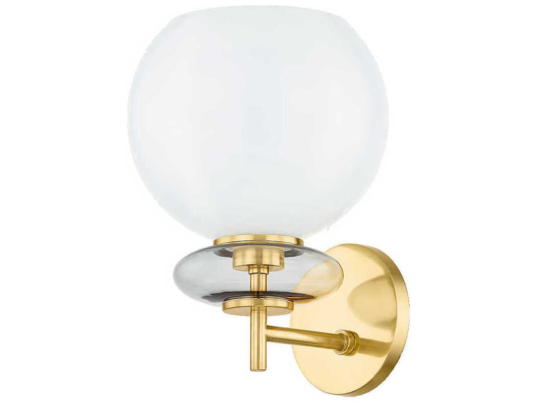 Mitzi Alexia 1-Light Aged Brass Wall Sconce