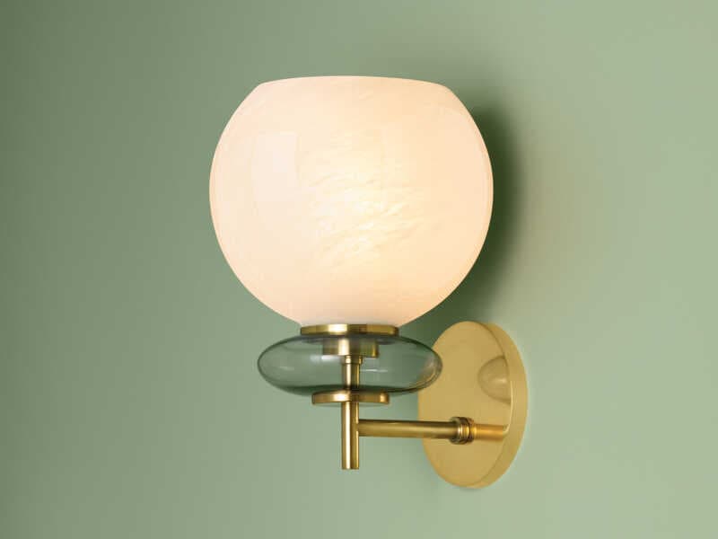 Mitzi Alexia 1-Light Aged Brass Wall Sconce
