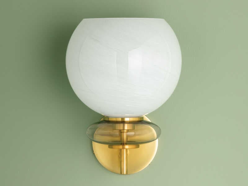 Mitzi Alexia 1-Light Aged Brass Wall Sconce