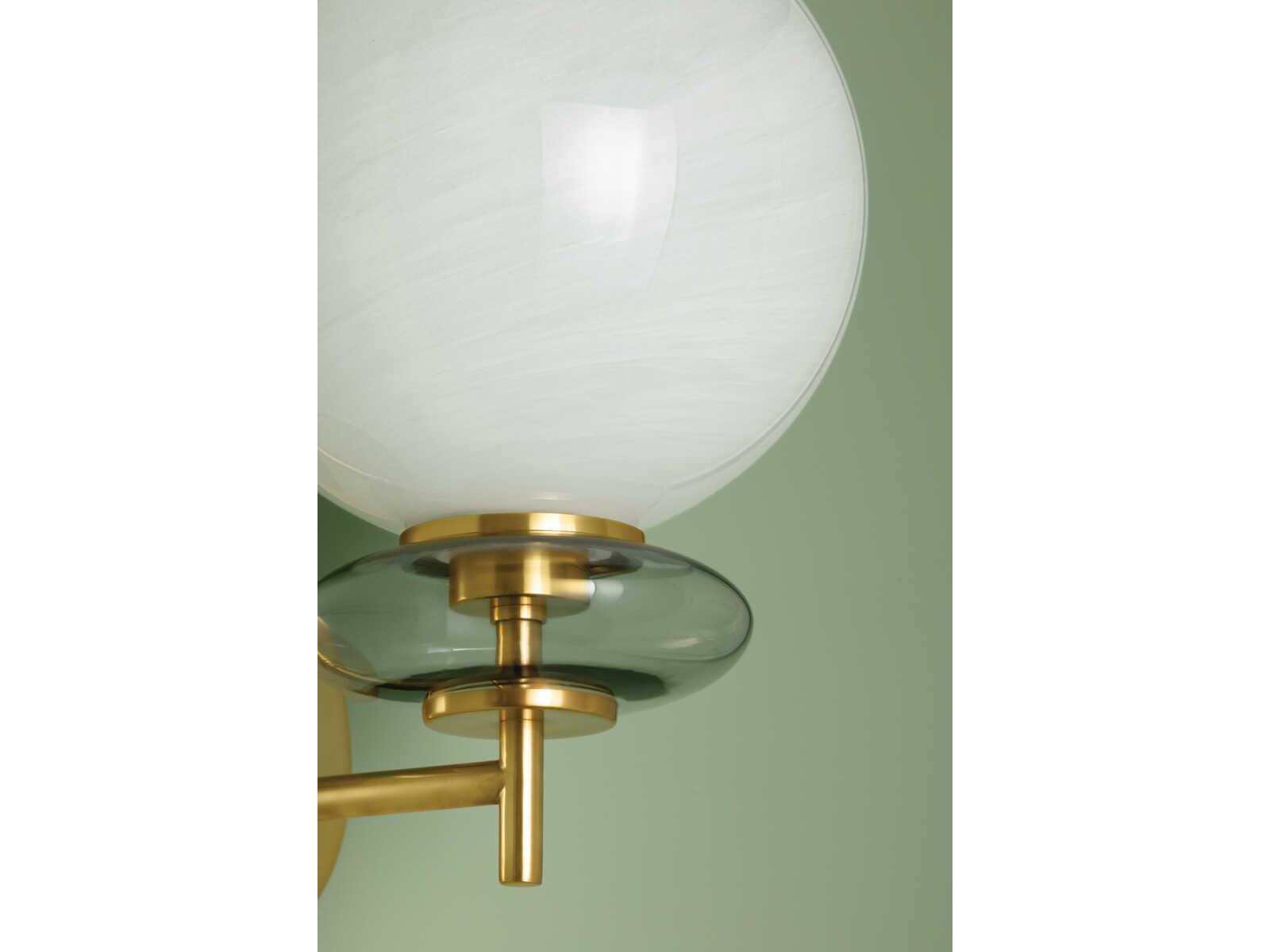 Mitzi Alexia 1-Light Aged Brass Wall Sconce