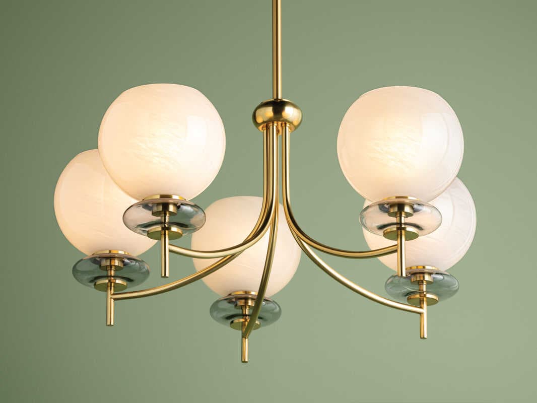 Mitzi Alexia 5-Light Aged Brass Chandelier