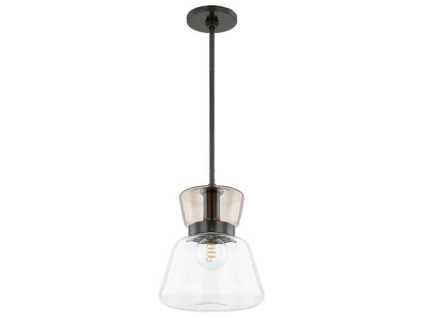 Mitzi Elodie 1-Light True Bronze Mini Pendant