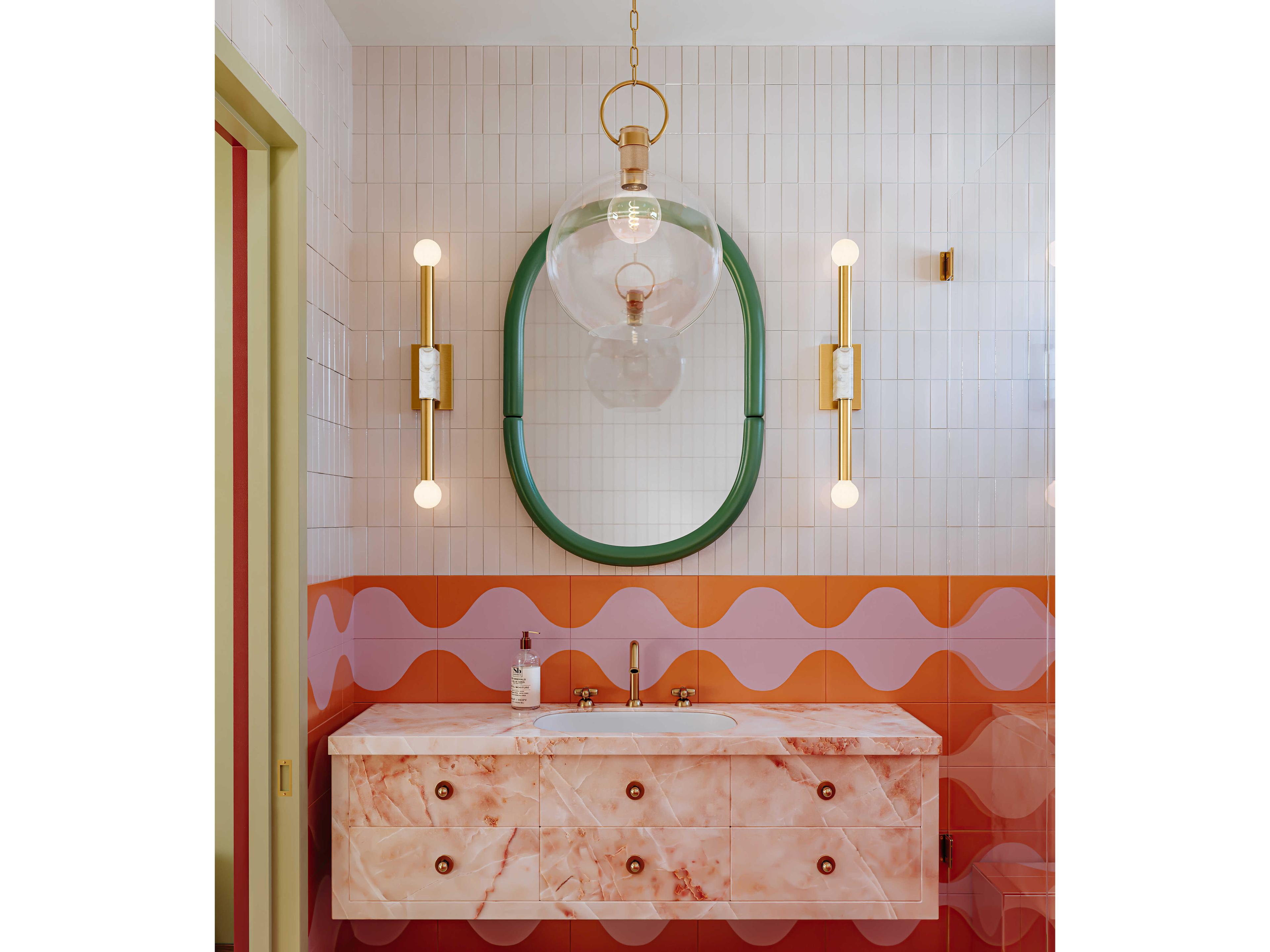 Mitzi Goldie 2-Light Aged Brass Wall Sconce