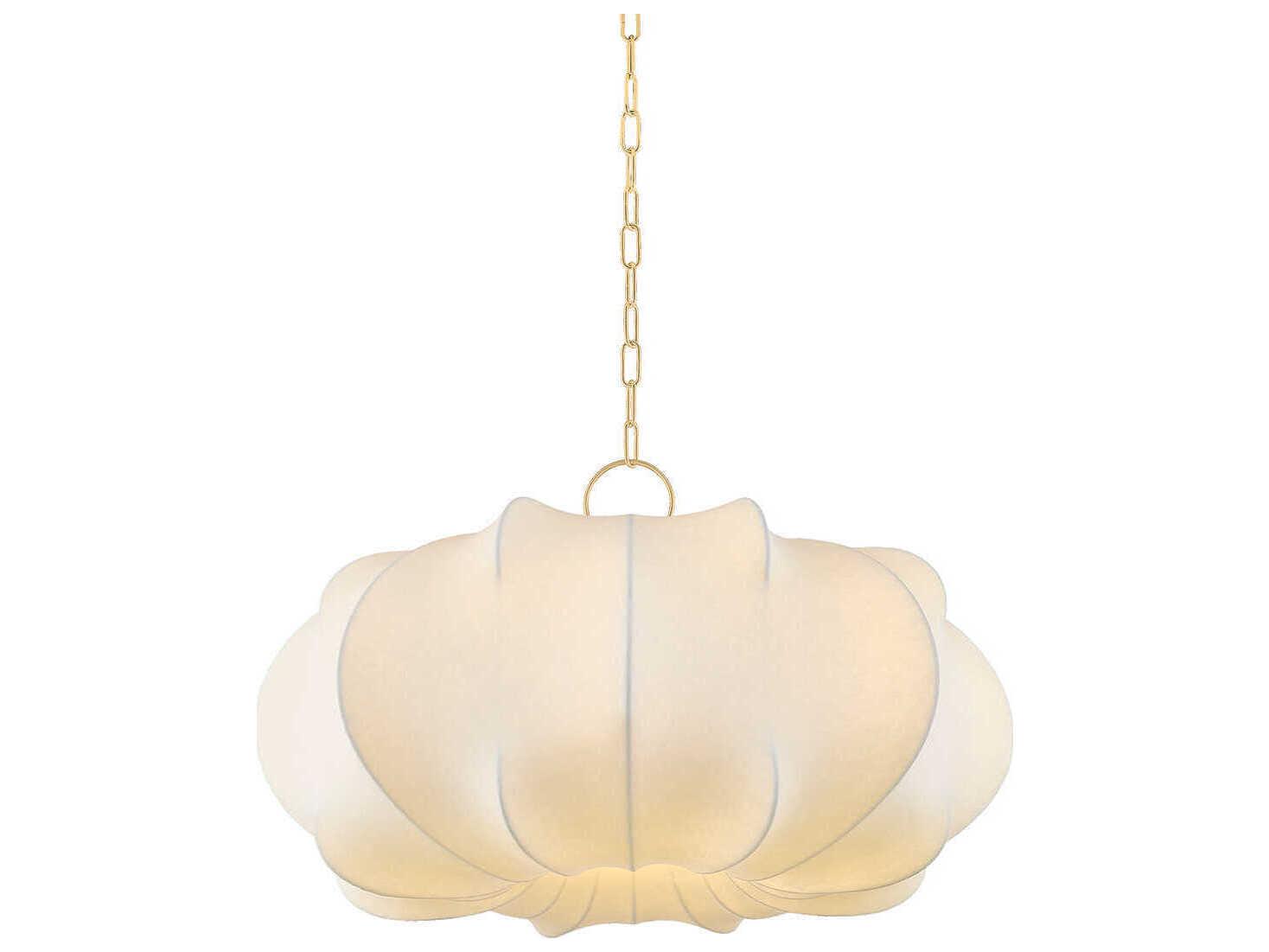 Mitzi Keilah 1-Light Aged Brass Pendant