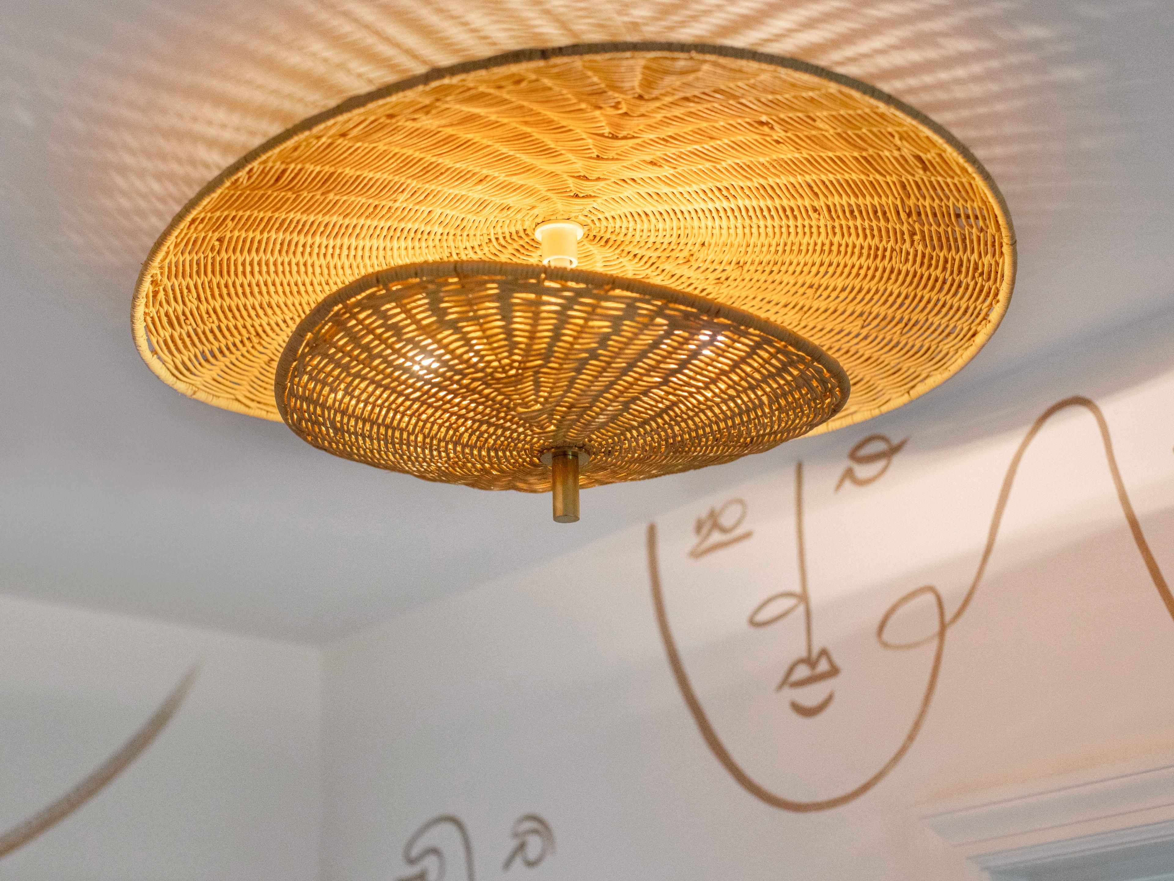 Mitzi Marigold 3-Light Aged Brass Brown Semi Flush Mount